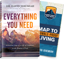 Everything You Need, by Dr David Jeremiah PLUS the Map to Stumble-Proof Living