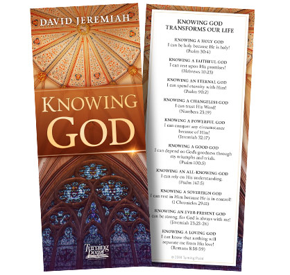 FREE Knowing God Bookmark