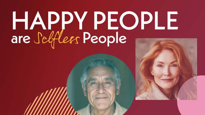 Happy People Are Selfless People