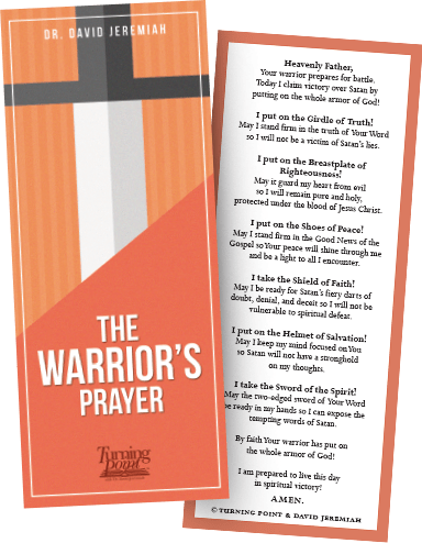 The Warrior's Prayer Bookmark