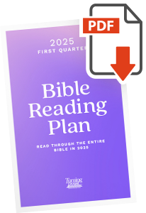 Bible Reading Plan