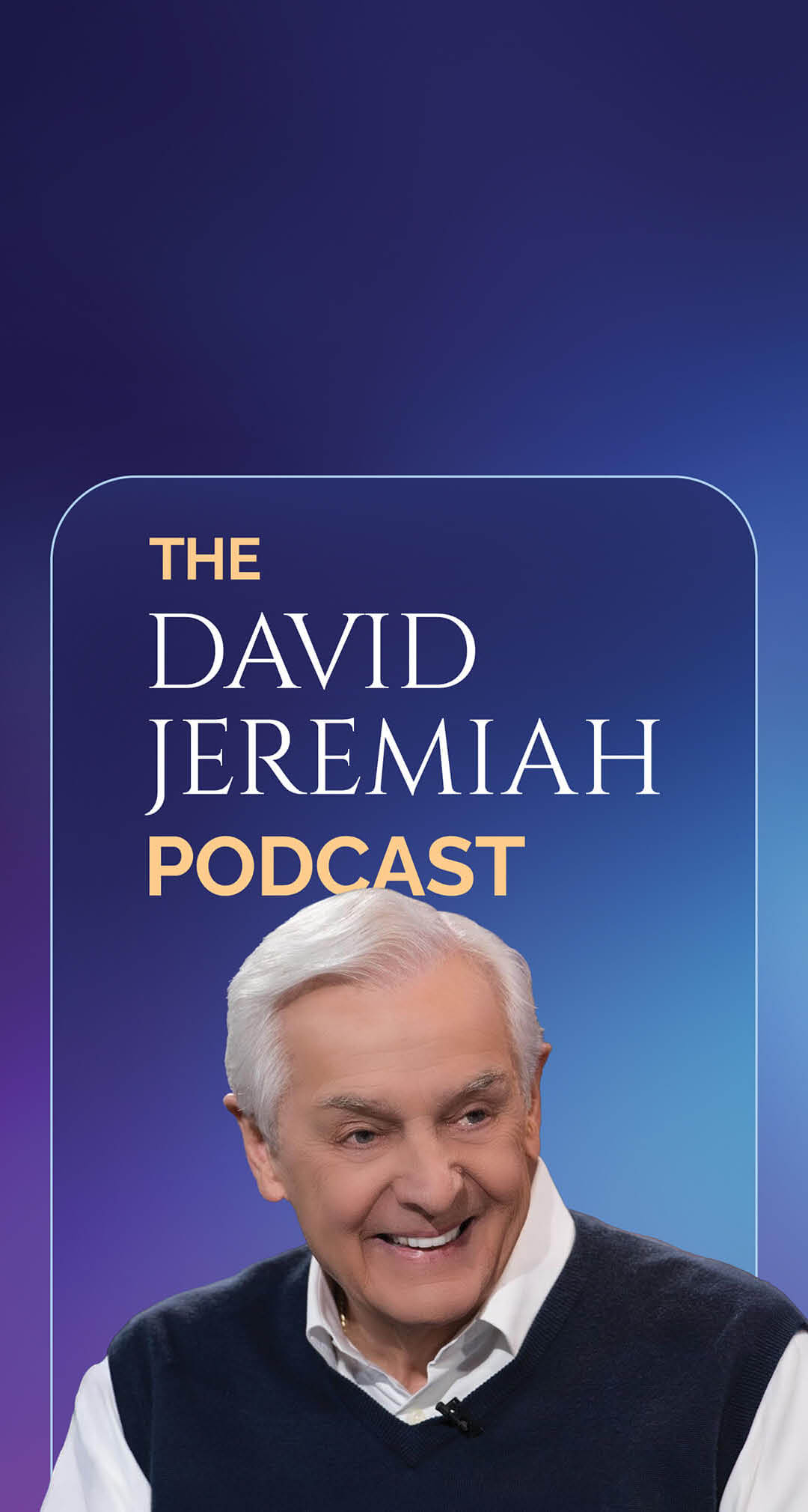 A man with a white beard and a blue sweater smiles for the camera. AI generated content