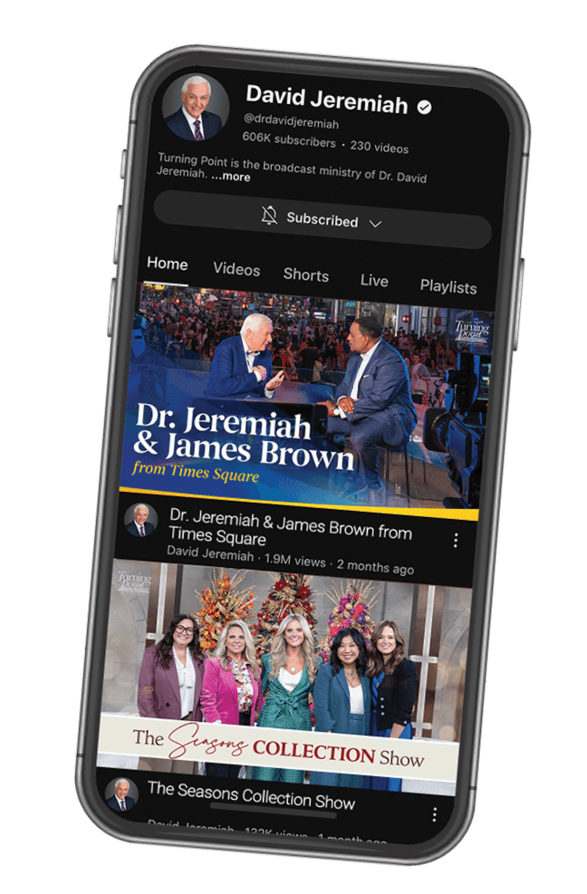 A cell phone with a video of Dr. Jermiah and James Brown playing. AI generated content