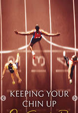 A book cover with a man jumping in the air. AI generated content