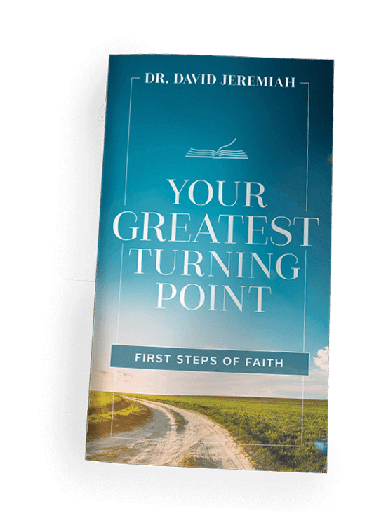 A book cover with the title “Your Greatest Turning Point!: First Steps of Faith". AI generated content
