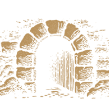 A brown and white striped object is shown in a close up view. AI generated content