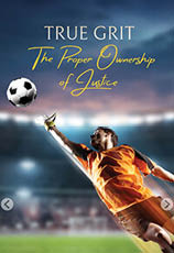 A soccer player in an orange jersey is shown catching a soccer ball with his hands. AI generated content