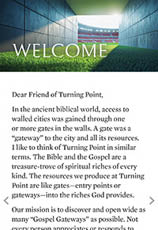 A screenshot of a website page with a welcome message and a letter to a friend. AI generated content