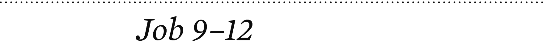 Job 9–12