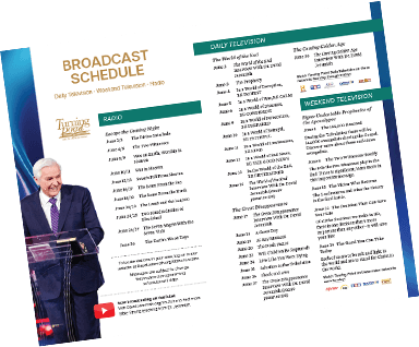 Turning Point Broadcast Schedule Turning Point Broadcast Schedule
