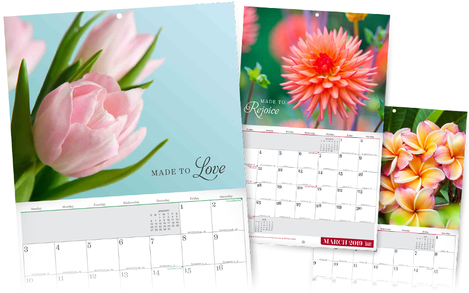 Wonderfully Made 2019 Calendar