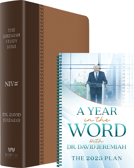 Jeremiah Study Bible - Brown Leather Luxe (NIV)