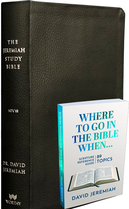 Jeremiah Study Bible - Black Genuine Leather (NIV)