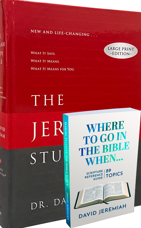 Jeremiah Study Bible - Large Print Hardcover (NKJV)