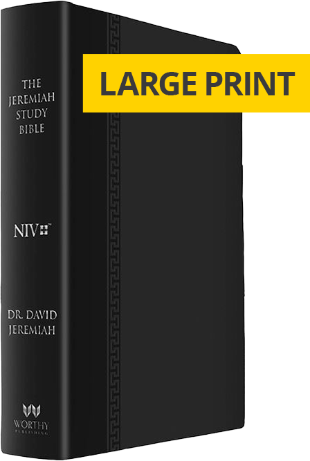Jeremiah Study Bible - Large Print Leather Luxe (NIV)