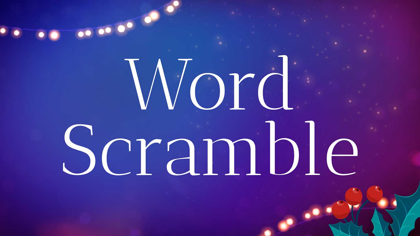 Unscramble this Christmas List Unscramble this Christmas List