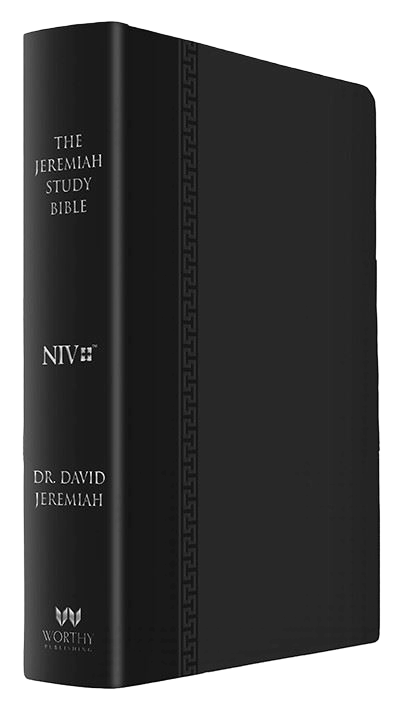 Jeremiah Study Bible NIV Large Print Black Luxe