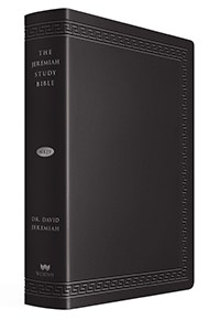 Large Print NKJV Black Luxe Jeremiah Study Bible Image