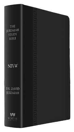 Jeremiah Study Bible NIV Large Print Black Luxe Image