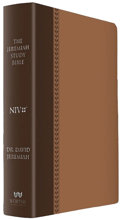 NIV Brown Luxe Jeremiah Study Bible 
