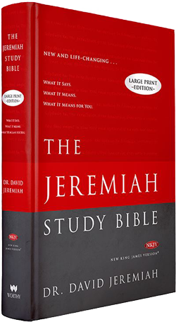 Jeremiah Study Bible NKJV Hardback Large Print  Image