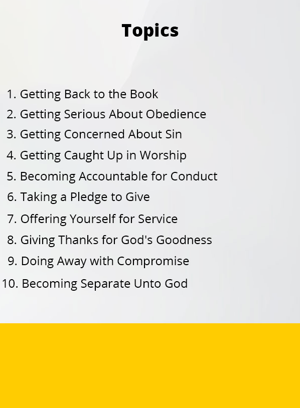 10 Steps to Spiritual Renewal  